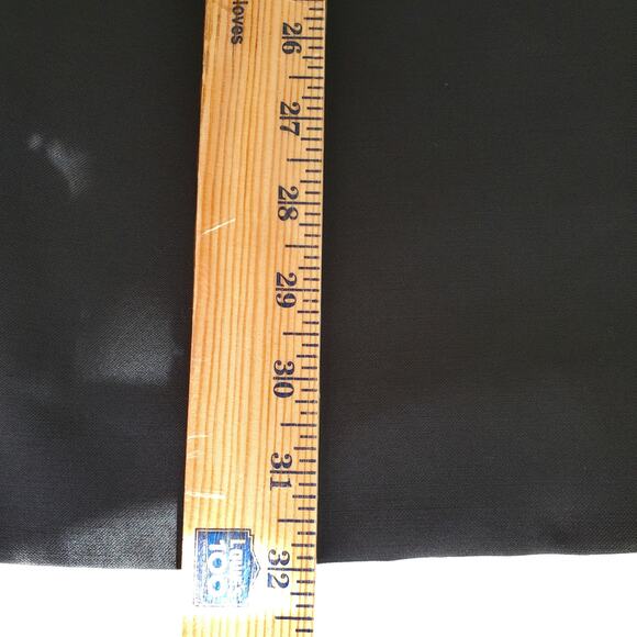 90s Y2K J Crew Black Italian Wool Tuxedo Midi Skirt M Cocktail Elegant Career - Picture 11 of 13